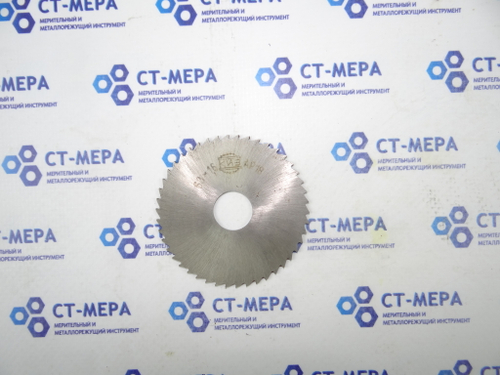 Фреза отрезная по металлу 63х1.6х16мм. z=46 Р18 без фаски без ш/п