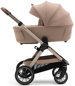 Коляска Agex Prima Pro 3 в 1 с автокреслом i-Team Grey APP232 Beige (Бежевый)