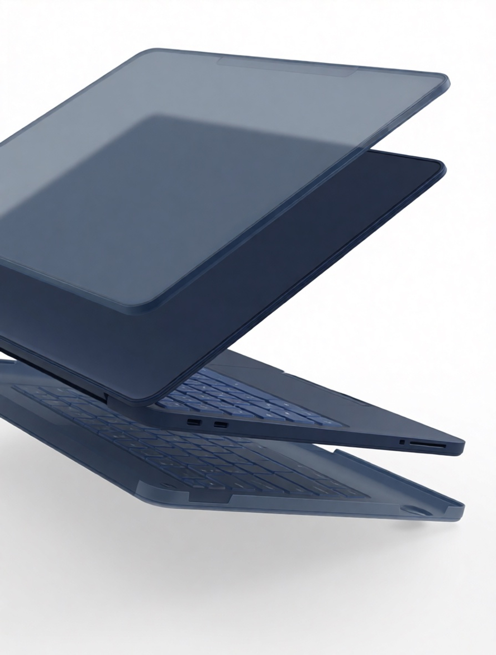 Чехол накладка Gurdini Ultra Slim Case для Macbook Neo 13" (A3404) Transparent Blue