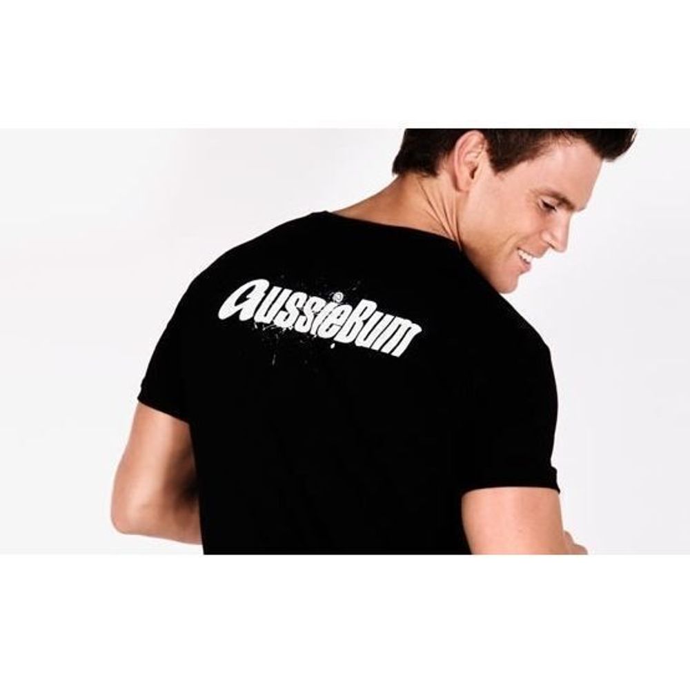 Мужская футболка черная AussieBum Black Deadly