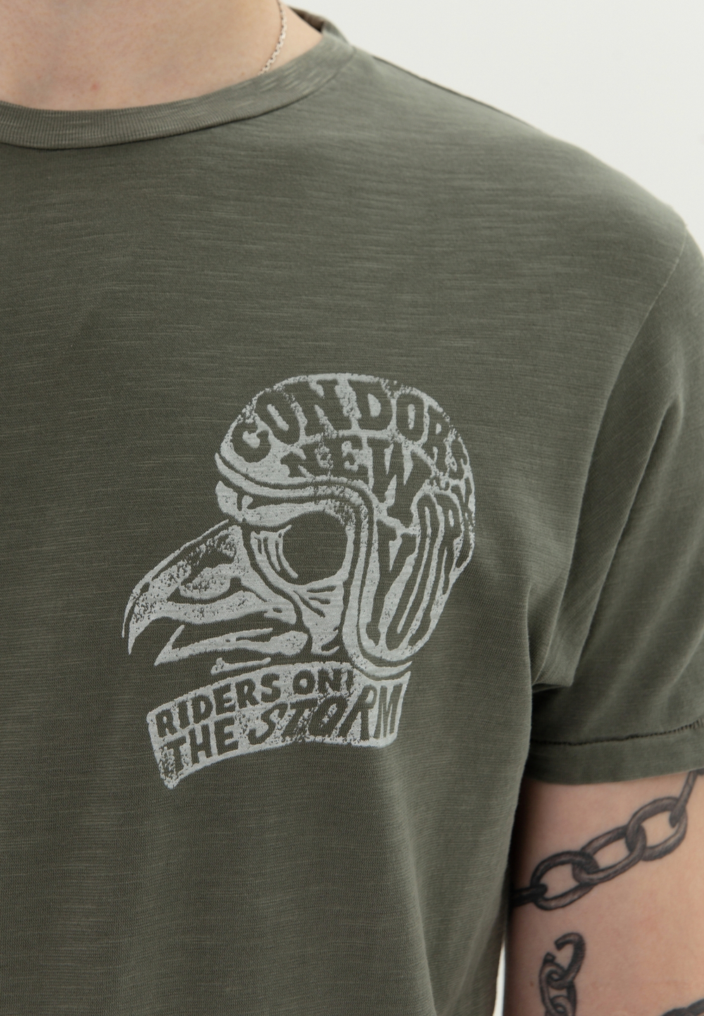 Футболка Bowery NYC "Condors" Slub Ryan Green