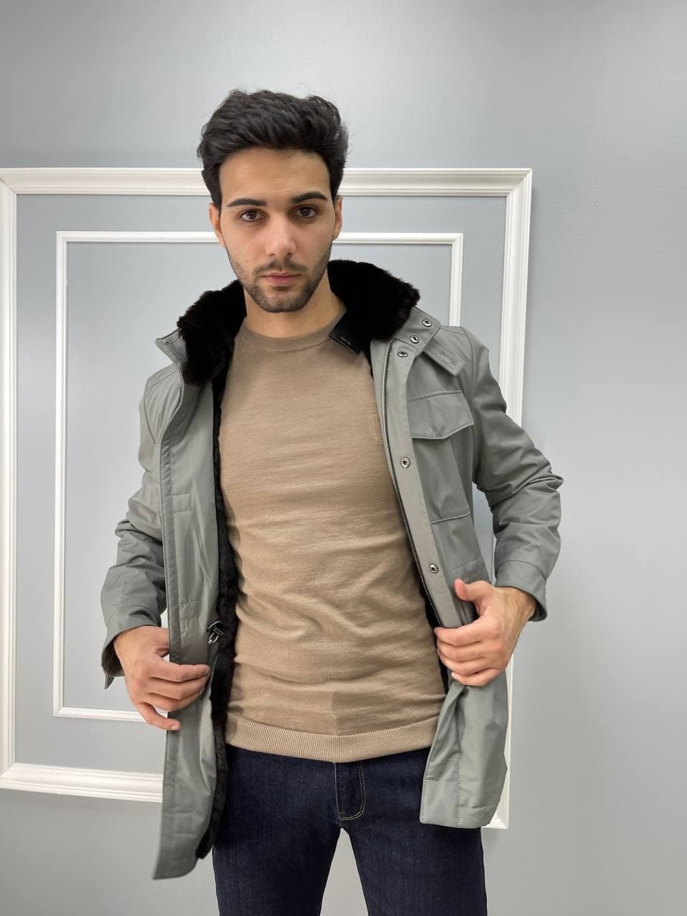 Куртка Loro Piana с мехом