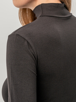 Лонгслив женский черный