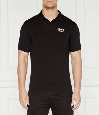 Поло EA7 - черный(6DPF16 PJVQZ)