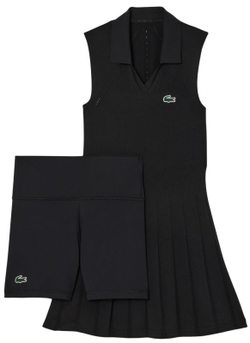 Теннисное платье Lacoste Stretch Tennis - черный