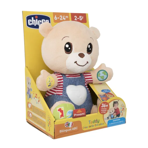 Мягкая игрушка Chicco Говорящий Мишка Teddy Emotion