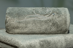 Полотенце 50х90 Garda Decor Лирика зеленое