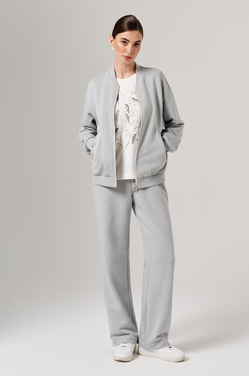 1899 Толстовка женская (серый)