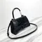 Сумка BALENCIAGA с крокодиловым тиснением, черный