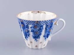 Чашка с блюдцем чайная 235 мл форма Лучистая рисунок Корзиночка арт. 81.10303.00.1