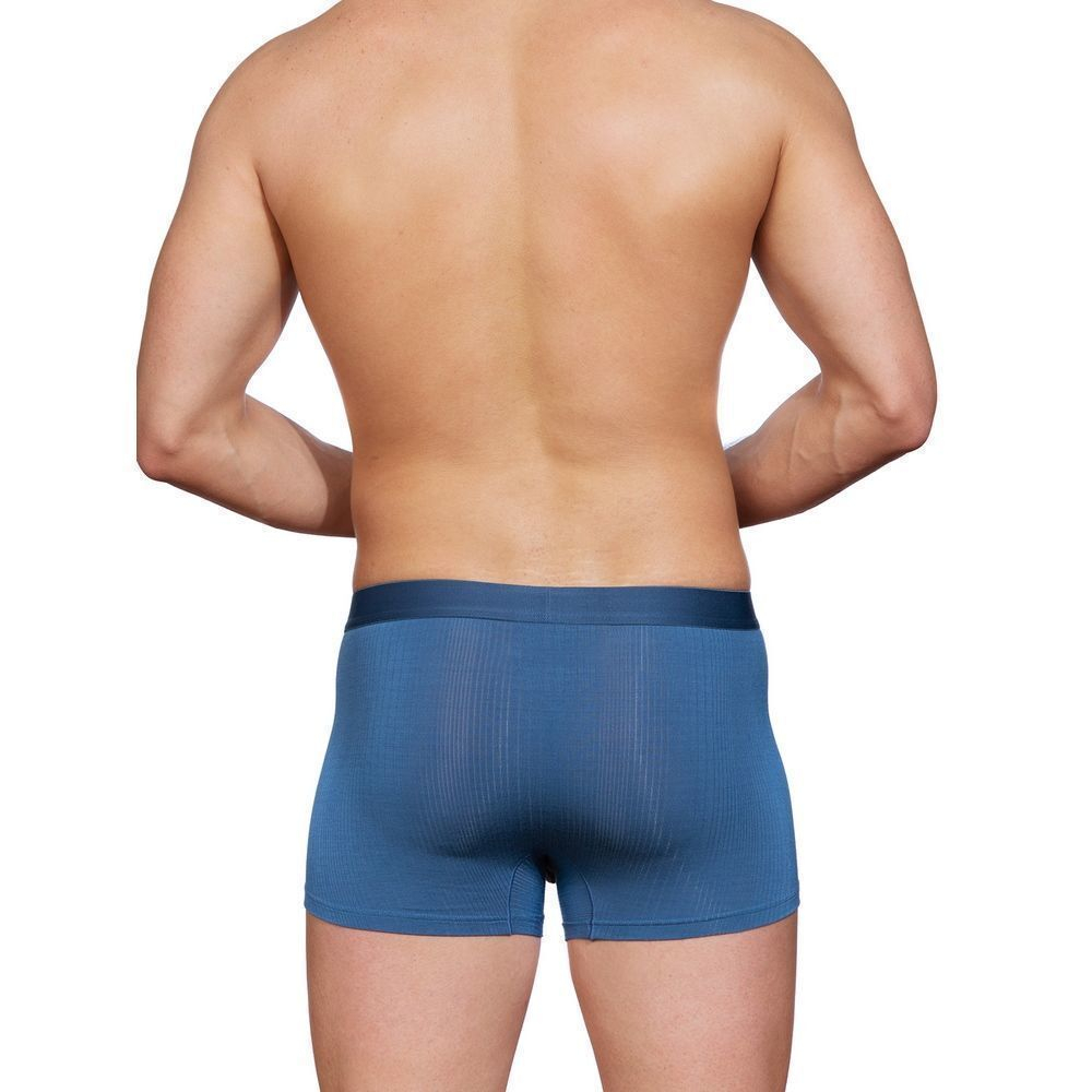 Классические боксеры из тонкого рибана (Размер: L) (Цвет: синий)
