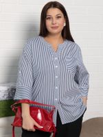 Блуза Азалия (белая/полоска) Б15363-20М LT Collection