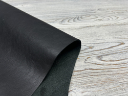 Буфало цв. Черный / Buffalo Vintage Nero, толщ. 1,4-1,6 мм, натуральная кожа