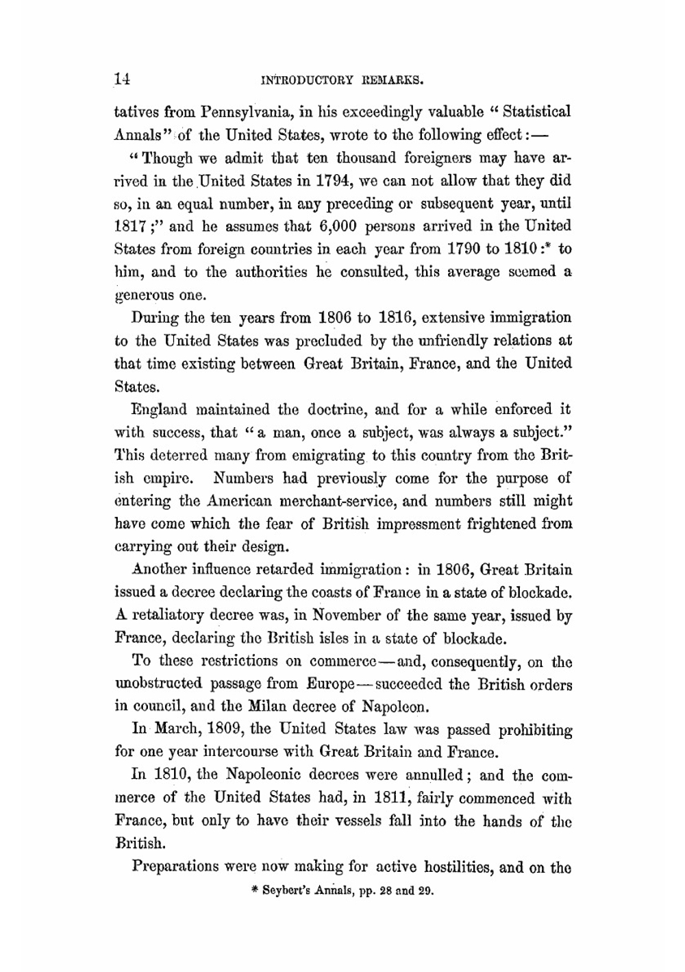 History of Immigration to the United States | William J. Bromwell