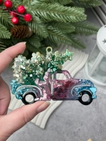 Новогодняя игрушка Машинка с Елкой