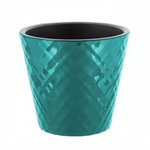 Горшок для цветов InGreen Manhattan D280мм, 11л c дренажной вставкой, тропический лес
