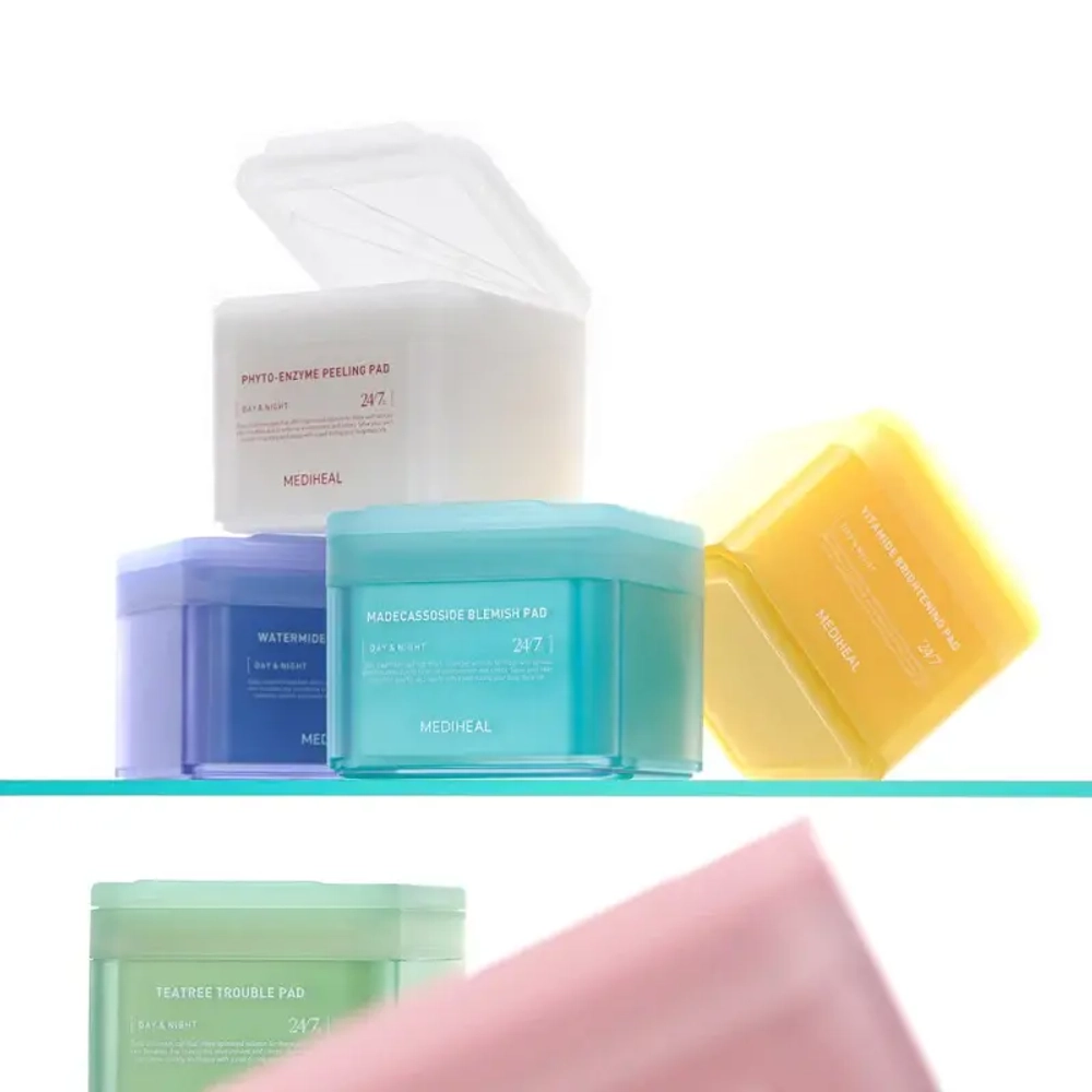 Mediheal Madecassoside Blemish Pad успокаивающие тонер-пэды с мадекассосидом