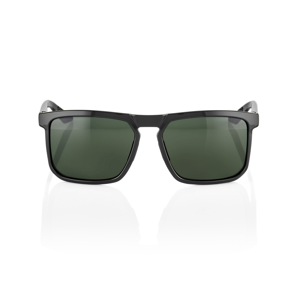 Спортивные очки 100% RENSHAW - Gloss Black - Grey Green Lens - OS