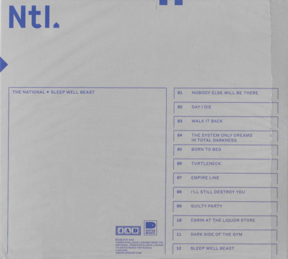 The National / Sleep Well Beast (RU)(CD)