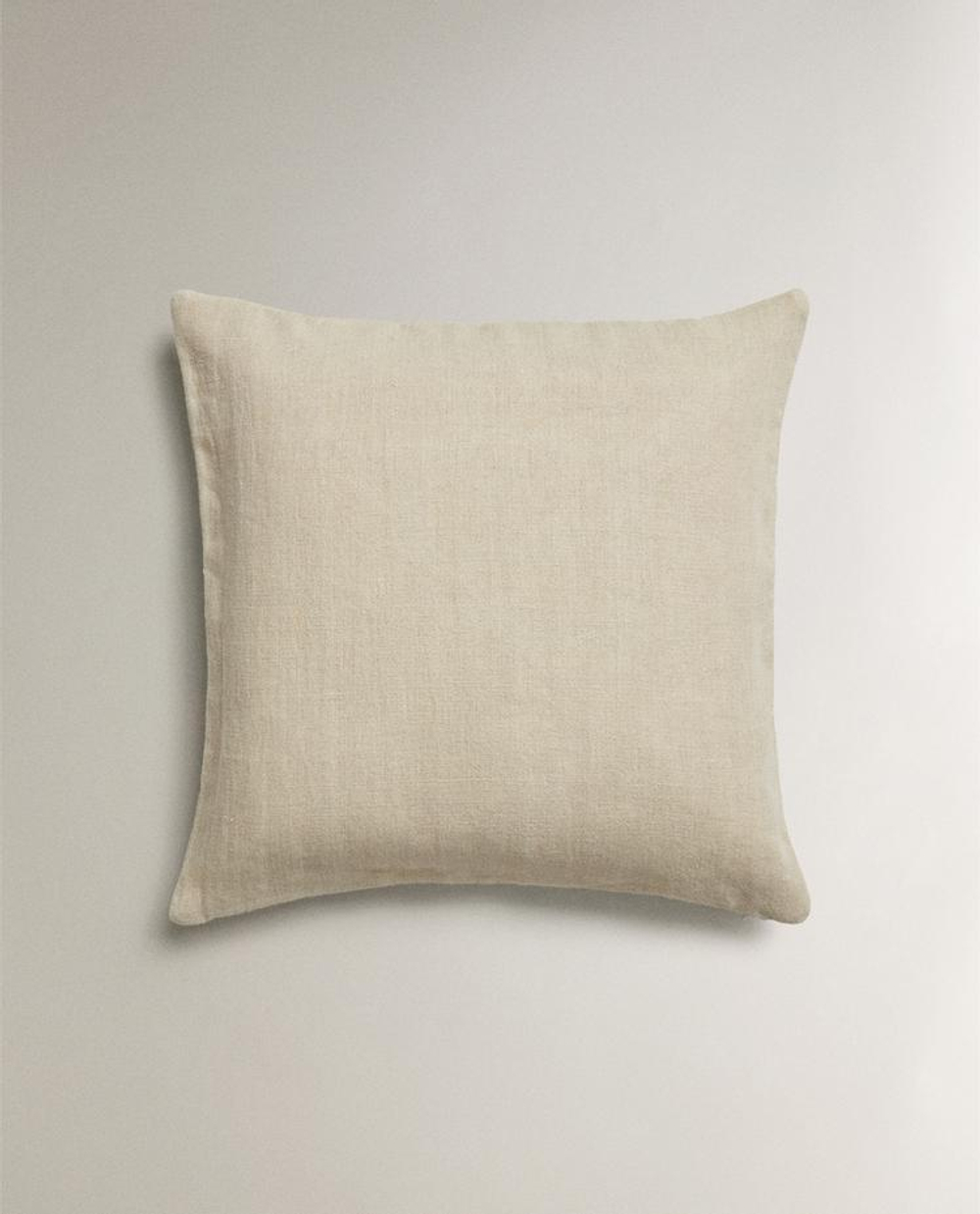 ZARA HOME ЛЬНЯНАЯ НАВОЛОЧКА ДЛЯ ДЕКОРАТИВНОЙ ПОДУШКИ, СВЕТЛО-БЕЖЕВЫЙ