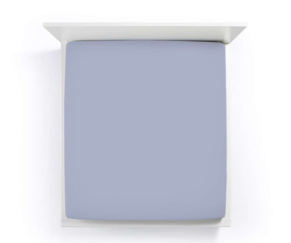 Простыня на резинке 180x200-200x220 Formesse Bella Donna Jersey 0211 jeans blue