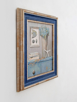 Картина на стену для интерьера на холсте в раме 28*28 см