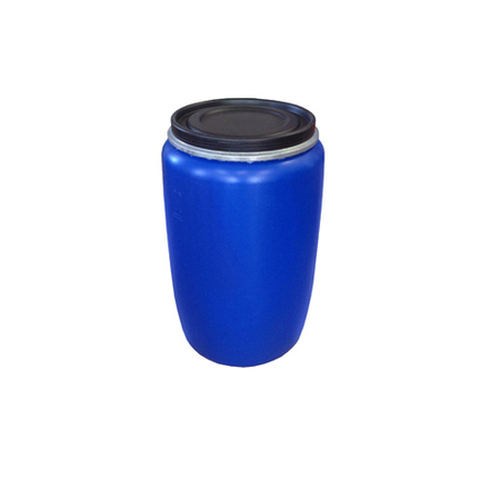 Бочка Родемос НПЦ 127л пластиковая с крышкой и хомутом синяя