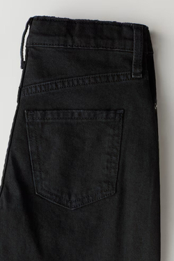 H&M Джинсы Wide Leg, черный