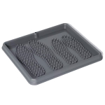 Лоток для обуви серый 43*39 5 0307