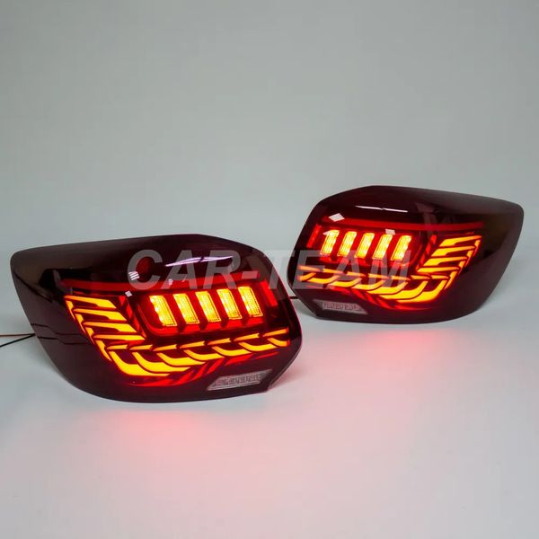 Задние фонари  Лада Гранта лифтбек, Лада Гранта FL лифтбек светодиодные "BestPartner" в стиле AUDI, красные