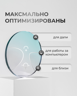 Персонализированная прогрессивная линза Optimize stepper 1.6