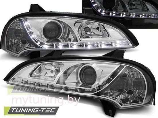 Передние фары Opel Tigra daylight chrome