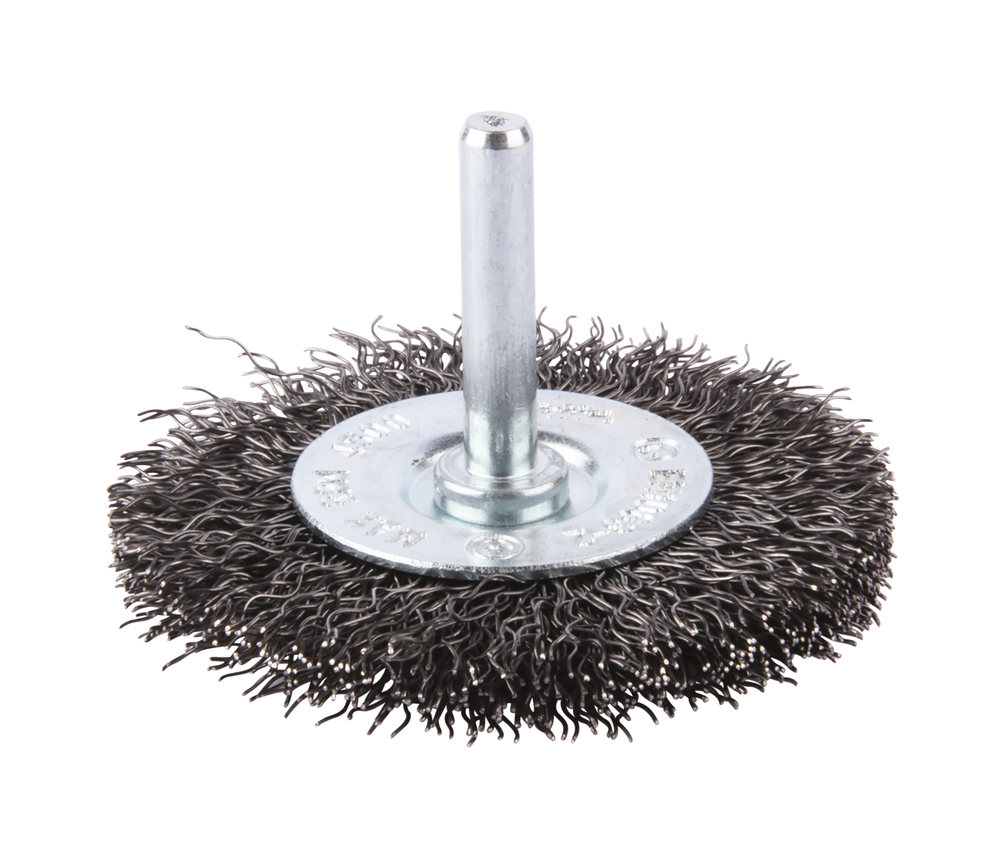 Щетка проволочная дисковая (d63 мм, толщ. проволоки 0.3 мм, гофрированная, металл, 6 мм) Makita