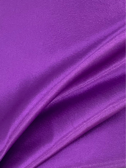 Ткань "Креп-сатин" (фиолетовый)