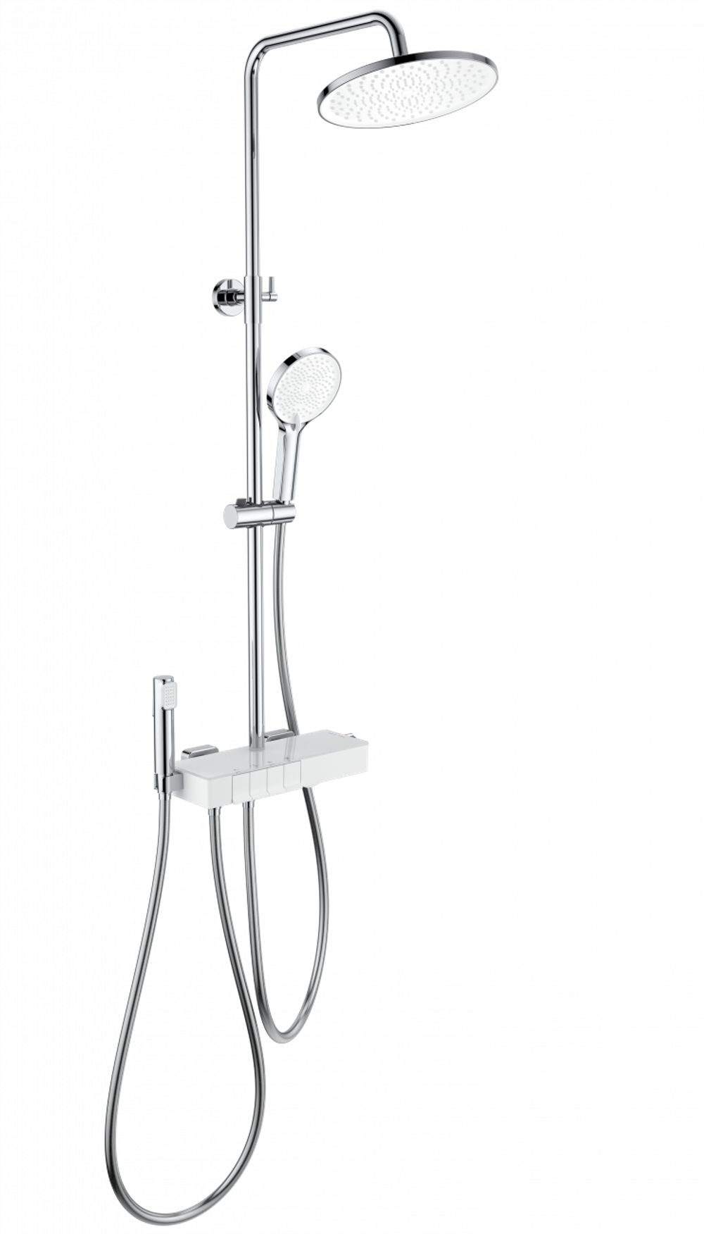 Душевая система с термостатом WONZON & WOGHAND MUSE Forte, Хром (WW-B3580-CR)