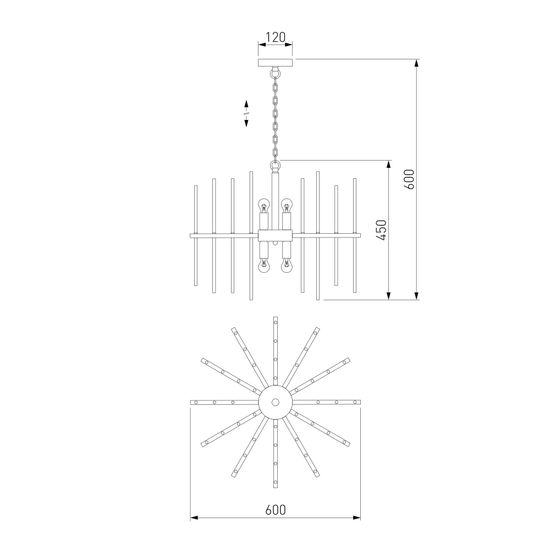 355/6 / подвесной светильник
