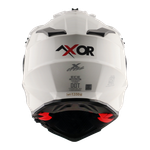 Шлем AXOR X-CROSS DUAL VISOR SC, с визором, цвет белый (XL)