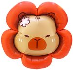 Шар (33''/84 см) Фигура, Капибара Цветочек, 1 шт.