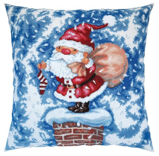 "Добрая зимняя сказка"-СU083  подушка