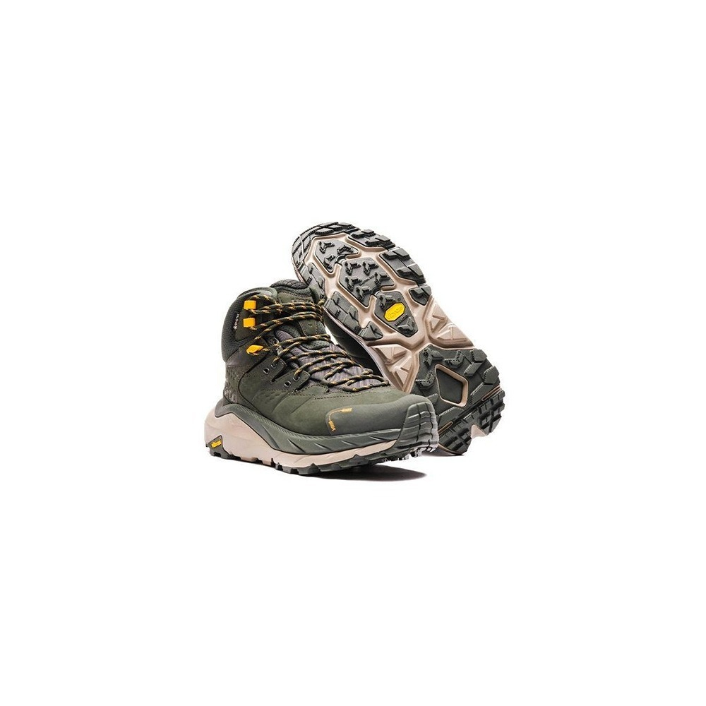 Кроссовки мужские HOKA M KAHA 2 GTX Duffel Bag / Radiant Yellow
