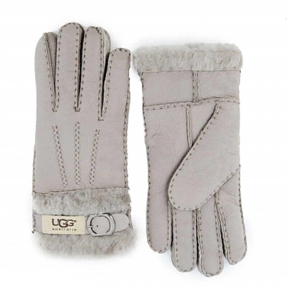 Перчатки UGG Fashion Belt Glove Light Grey