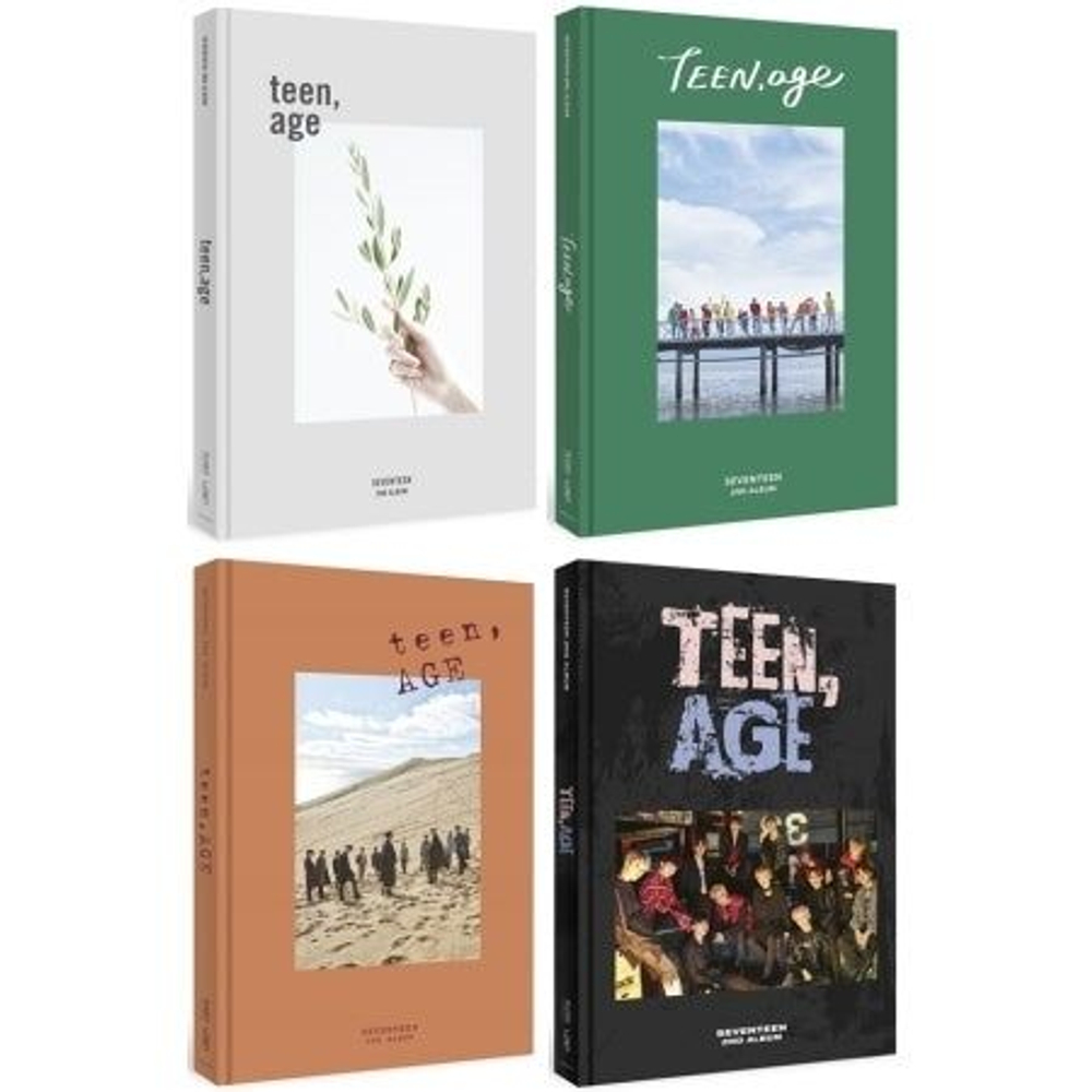Альбом SEVENTEEN - TEEN, AGE 2nd Album 4 Version SET
