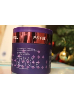 ESTEL Prima Blonde Серебристая маска для холодных оттенков блонд, 300 мл, банка