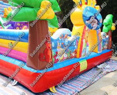 Коммерческий батут "Морские приключения" 12*6*5 м