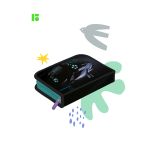 Пенал 1 отделение 200х140х40 Berlingo Virtual racing, откидная планка, ткань