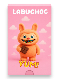 Шоколад с начинкой "Клубника" Лабубу Labuchoc 75 г
