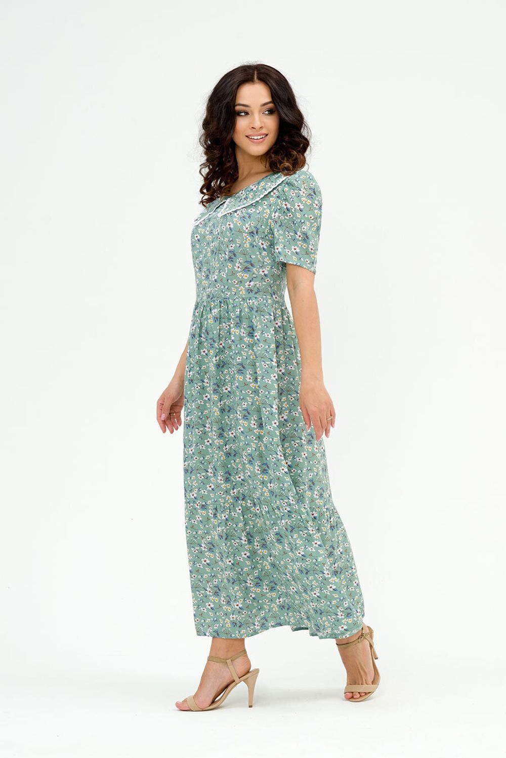 Платье Эвелина (44-52) Serenada ментоловый (Акция)