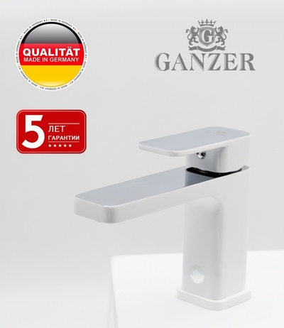 12014-F Смеситель для умывальника "GANZER"  (10/1шт)