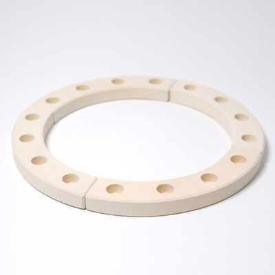 Декоративная подставка "Круг белый 16 отверстий"