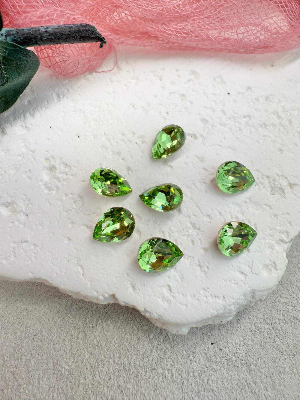 Капля Drop 6*8 мм, Peridot